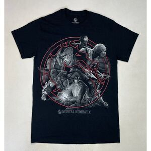 Mortal Combat X Graphic T-shirt Men Small Black Short Sleeve